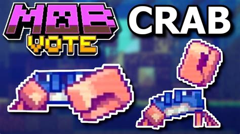 Everything About The Crab & Crab Claw Minecraft Live Mob Vote 2023 - YouTube