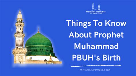 Things To Know About The Birth Of Prophet Muhammad PBUH