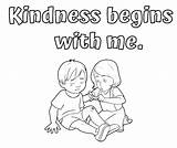 Kindness To Color Coloring Page  Free Printable Pages For Kids sketch template