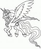 Princess Celestia Coloring Page  Home sketch template