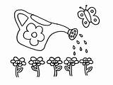 Watering Can Coloring Page At GetColoringscom  Free Printable sketch template