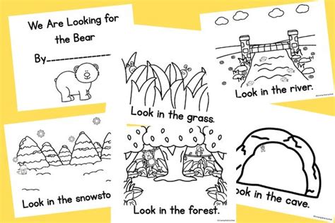 Let's Go On a Bear Hunt | Book activities, Pre writing activities, Bear theme preschool