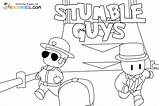 Stumble Guys Coloring Pages sketch template