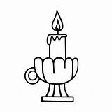 Black Halloween Candelabra Drawing Illustrations Royalty Free Vector  sketch template