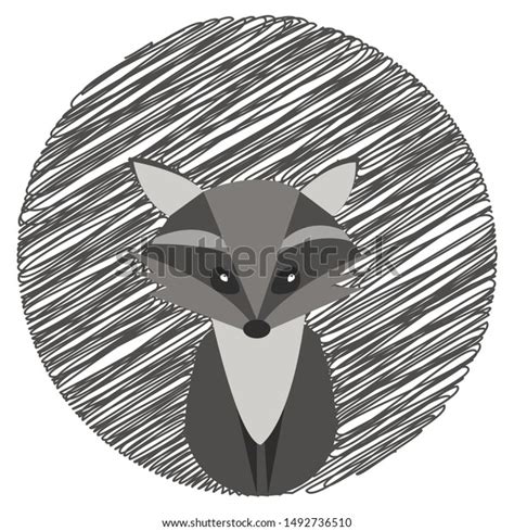 Cute Smiling Raccoon Vector Cartoon Illustration Stock Vector (Royalty ...