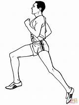 Running Coloring Pages Girl Drawing Colouring Jogging Kids Activity  sketch template