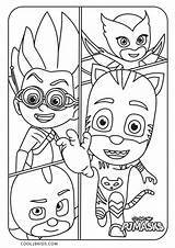 Kolorowanki Pidżamersi  Cool2bKids sketch template