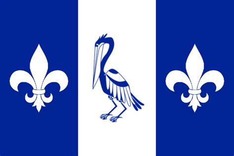 Louisiana state flag concept : r/vexillology