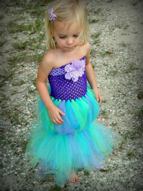 Pin by Angelique Ellison on Kids | Mermaid birthday party, Little mermaid dresses, Halloween ...