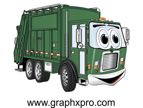 Pin on Garbage Truck Cartoons