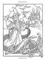 Wizards Coloring Pages sketch template