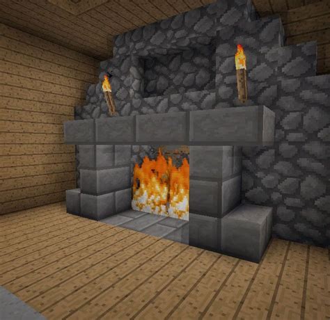 Minecraft Furniture - Fireplaces | Minecraft crafts, Minecraft houses, Minecraft castle