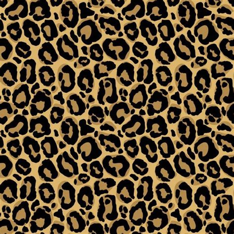 Premium Vector | Animal print. seamless pattern with leopard fur ...