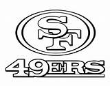 San Francisco 49ers Logo Coloring Page Sketch sketch template