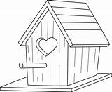 Spring Birdhouse Isolated Coloring Page For Kids 17584635 Vector Art At  sketch template