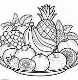 20 Fruit Coloring Pages Free Unique Printables  coloring sketch template