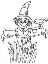Printable Scarecrow Patterns Cut Out Sketch Coloring Page sketch template
