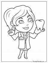 20 Dentist Coloring Pages Free PDF Printables sketch template