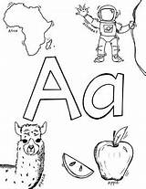 Letter A Coloring Sheet By With Grines  TPT sketch template