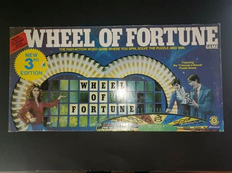 Wheel of Fortune Board Game Vintage 3rd Edition 1985 - Etsy