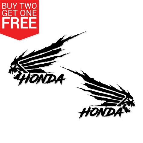 Honda Skull Left and Right Vinyl Decals – 8 Bit Decals in 2020 | Vinyl ...