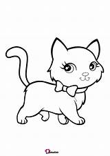 Printable Cute Cat Coloring Pages sketch template