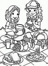 Coloring Pages Family Picnic  Home sketch template