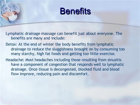 Wave Crest Massage: Theraputic Benefits Of Lymphatic Drainage