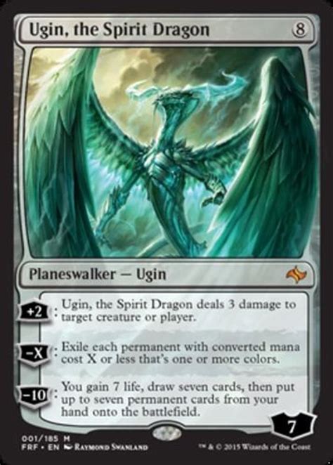 Ugin, the Spirit Dragon: COLORLESS Planeswalker