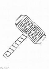 Mjolnir Is A Weapon 16 A4 coloring Page sketch template