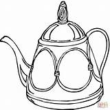 Printable Teapot Coloring Pages  Home sketch template