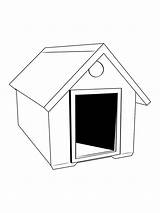 Dog House Coloring Page  Free Printable sketch template
