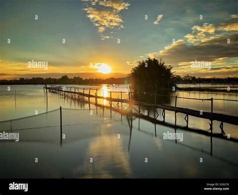 Bridge against sunset Stock Photo - Alamy