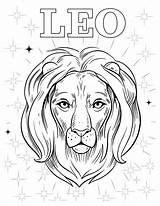 Leo Coloring Pages Artistic Fun For All Ages sketch template