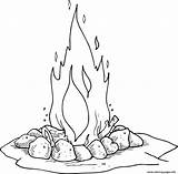 Fire Coloring Pages  Coloring sketch template