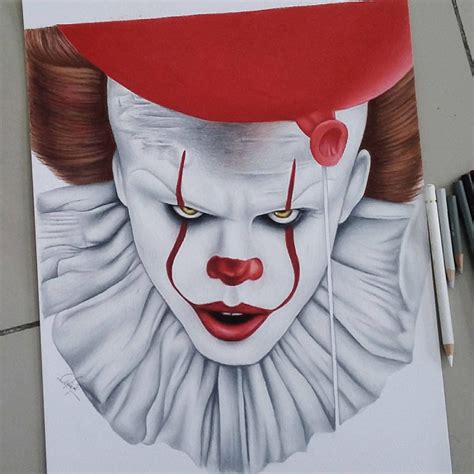 Drawing of Pennywise: IT2017