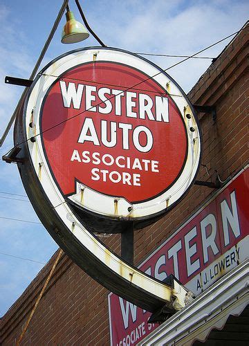 A. J. Lowery Western Auto Sign, Hazlehurst | Old neon signs, Vintage ...