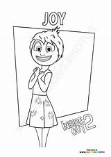 Free Inside Out 2 Coloring Pages  For Kids sketch template