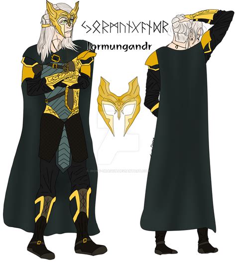 Jormungandr- Son of Loki and Angrboda (Armor) by Irony-Dragon on DeviantArt