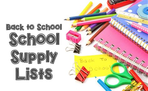 2023-2024 School Supply Lists - D'Arbonne Woods Charter School