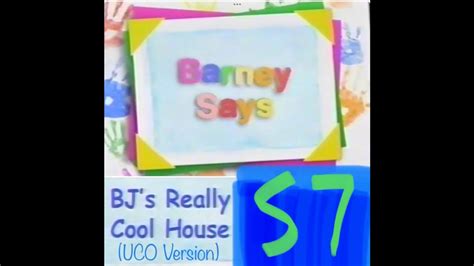 Barney Says Segment (BJ's Really Cool House) (Season 7, Episode 20 ...