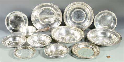 Lot 153: 12 Assorted Sterling Silver Holloware Items