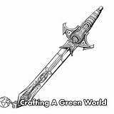 Sword Coloring Pages  Free & Printable sketch template