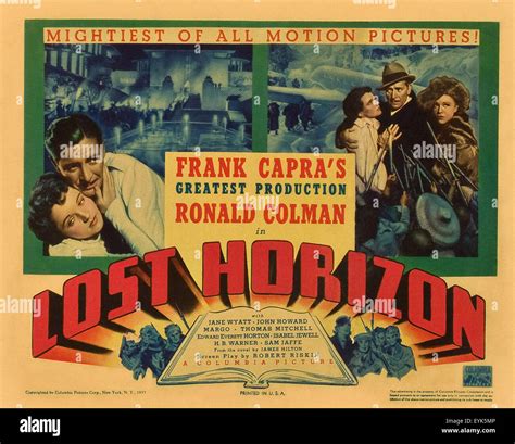 Lost Horizon - 1937 - Movie Poster Stock Photo - Alamy