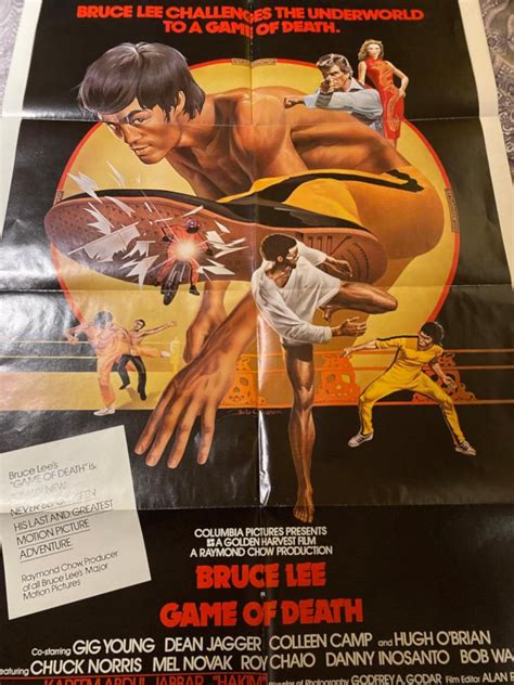 1979 Bruce Lee Game of Death Original Movie Poster 27 x | Etsy