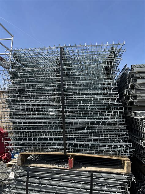 Pallet Rack Wire Deck 48x46" Waterfall 3 Step Channel Racking