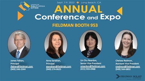 League of California Cities Annual Conference and Expo - Fieldman ...