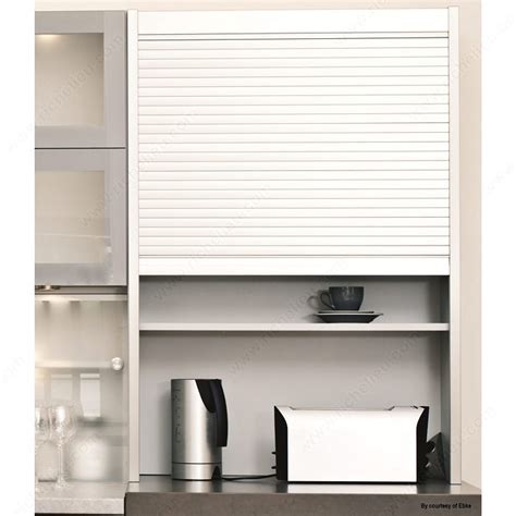 Richelieu Tambour Door - Stainless Steel Finish 25 mm Slats - Canada Door Supply