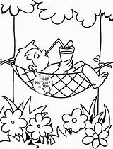 Summer Vacation Drawing At PaintingValleycom  Explore Collection Of sketch template