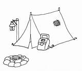 Camping Tent Coloring Page At GetColoringscom  Free Printable sketch template